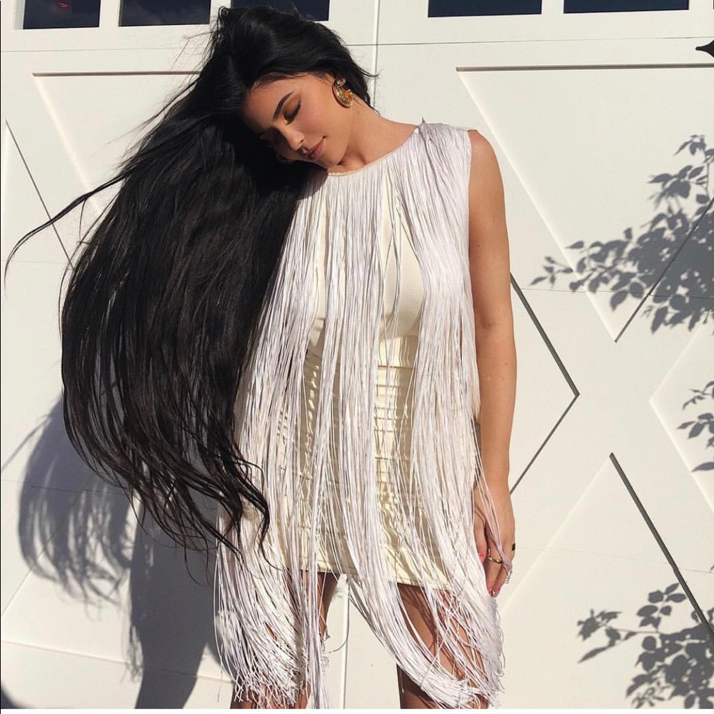 Jasmine di Milo fringe dress